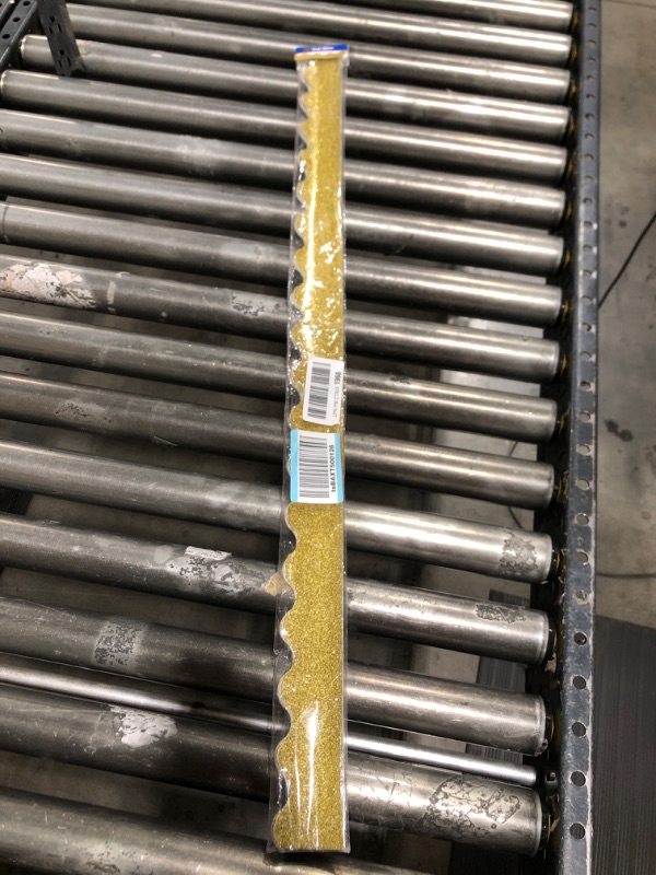 Photo 1 of Carson Dellosa Education Sparkle + Shine Gold Glitter Scalloped Border, 39 Feet