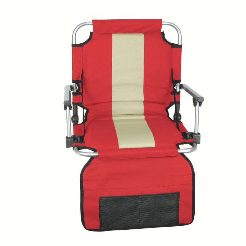 Photo 1 of  Stansport Camp Chairs & Stools Stadium Seat W/Arms - Red G860 Model: G-8-60 