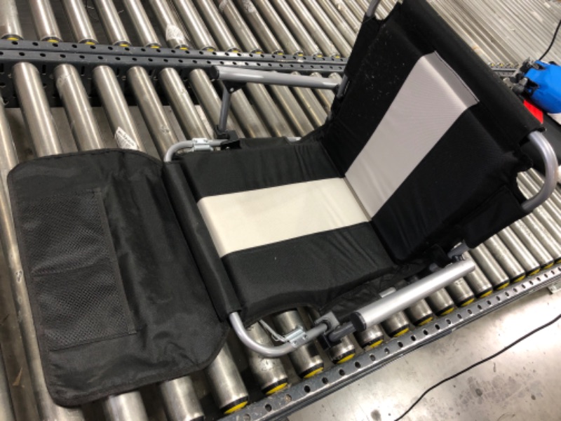 Photo 1 of  Stansport Folding Stadium Seat with Arms, Black 