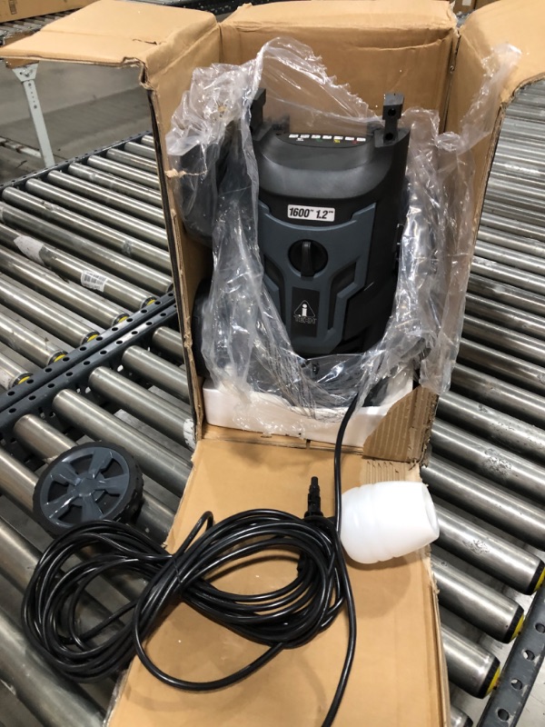 Photo 1 of A-ITECH Electric Pressure Washer 1600 PSI High Power Washer 1.2 GPM with Detergent Tank 4 Adjustable Quick Connect Nozzles 12 AMP High Pressure Washer for Cars/Driveways/Pation/Fence, CETL Listed