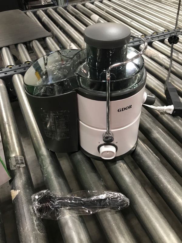 Photo 2 of GDOR Juicer with 800W Motor, Juicer Machine with Big Mouth 3” Feed Chute, Dual Speeds Juice Maker for Fruits and Veggies, Anti-Drip Function Centrifugal Juicer, Include Cleaning Brush, BPA-Free, White