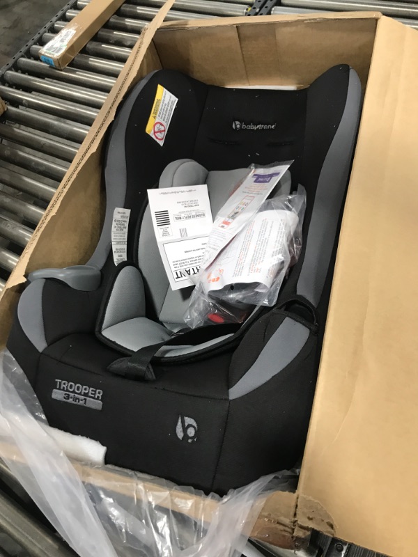 Photo 2 of Baby Trend Trooper 3-in-1 Convertible Car Seat, Dash Black