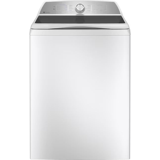 Photo 1 of GE Profile 5-cu ft High Efficiency Impeller Smart Top-Load Washer (White) ENERGY STAR