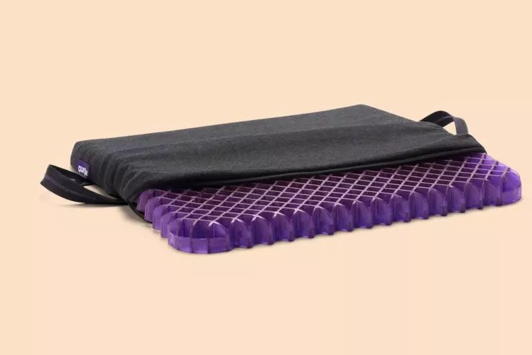 Photo 1 of  Purple Simply Seat Cushion | Pressure Reducing Grid Designed for Ultimate Comfort | Designed for Cars and Travel | Made in The USA 