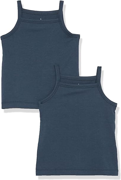 Photo 1 of Amazon Aware Girls Stretch Jersey Cami Top-Large Navy 2 Pack