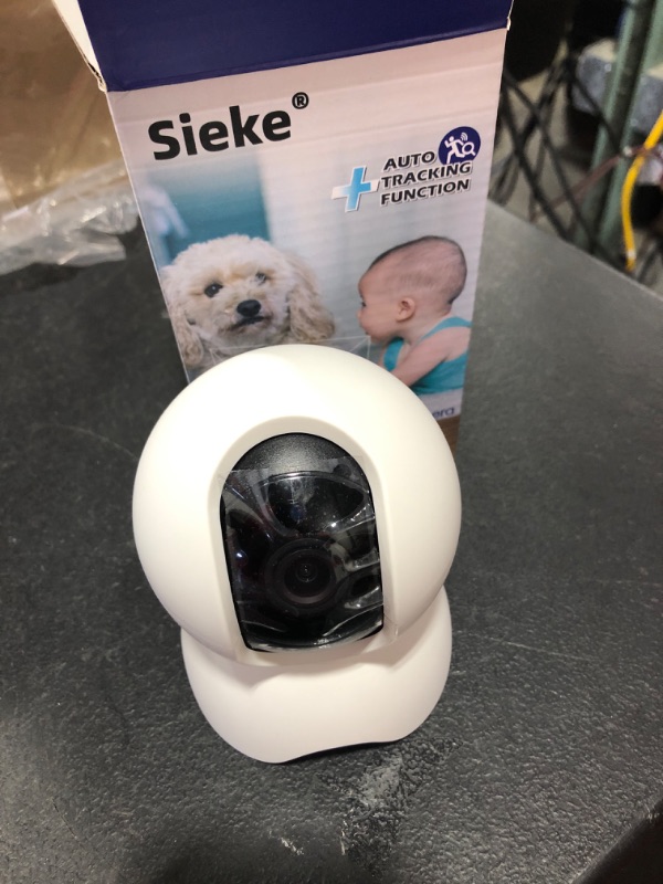 Photo 2 of Sieke 1080P Smart Two-Way Audio Video Baby Monitor Camera Phone Access with Movement Sensor Night Version Infrared Camera Work with Amazon Alexa Echo and App for Baby, Pets, Elderly