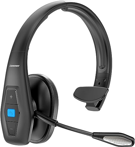 Photo 1 of Conambo Noise Cancelling Bluetooth Headset V5.1, 35Hrs HD Talktime CVC8.0 Dual Mic Hands-Free Wireless Headset, Bluetooth Headphones with Mute Button for Cell Phones Business Home Office Trucker
