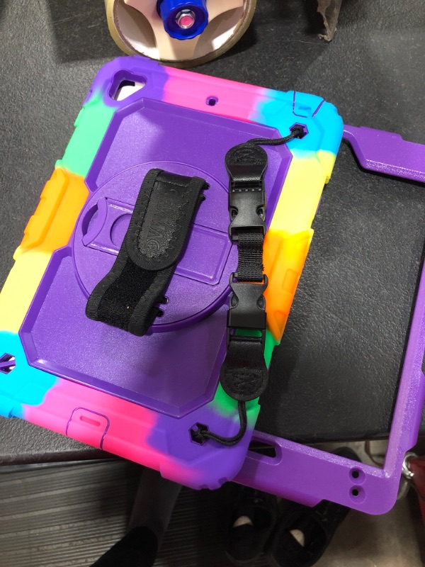 Photo 2 of Shockproof tablet protector with extra plate and shoulder and hand straps