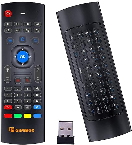 Photo 1 of Air Mouse for Android tv Box, Gimibox MX3 Pro Wireless Keyboard 2.4G Smart TV Remote with Motion Sensing Game Handle Android Remote Control for Android TV Box/PC/Smart TV/Projector/HTPC/All-in-one PC/
