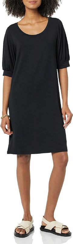 Photo 1 of Amazon Aware Women's Modal Elbow Length Puff Sleeve T-Shirt Dress (Available in Plus Size)
SIZE L
