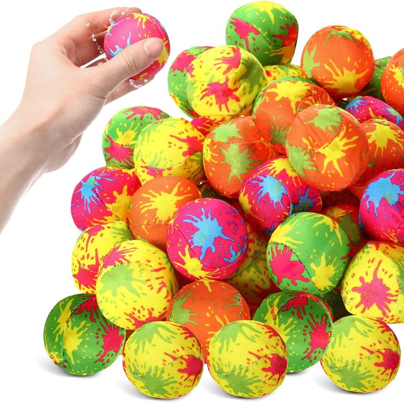 Photo 1 of 
2 Inch Mini Water Absorbent Ball Water Balls Beach Ball Pool Party Favors Colorful Pool Party Supplies Pool Balls for Swimming Pool Water Party Supplies