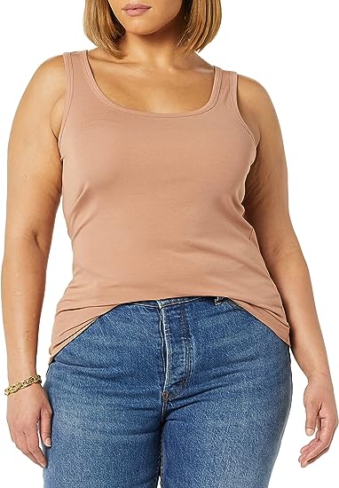 Photo 1 of Amazon Aware Women's Rib Knit Layering Tank Top (Available in Plus Size)
SIZE XX S