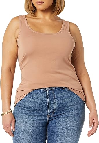 Photo 1 of Amazon Aware Women's Rib Knit Layering Tank Top (Available in Plus Size)
XXS