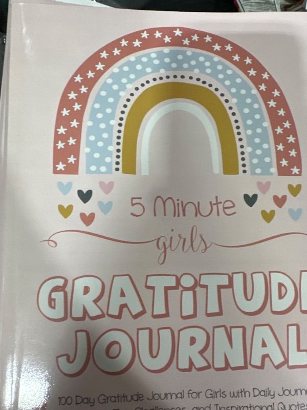Photo 2 of 5 Minute Girls Gratitude Journal: 100 Day Gratitude Journal for Girls with Daily Journal Prompts, Fun Challenges, and Inspirational Quotes (Unicorn Design for Kids Ages 5-10)