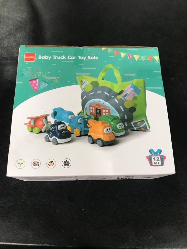 Photo 2 of ALASOU Baby Truck Car Toys with Playmat/Storage Bag (12mo +)