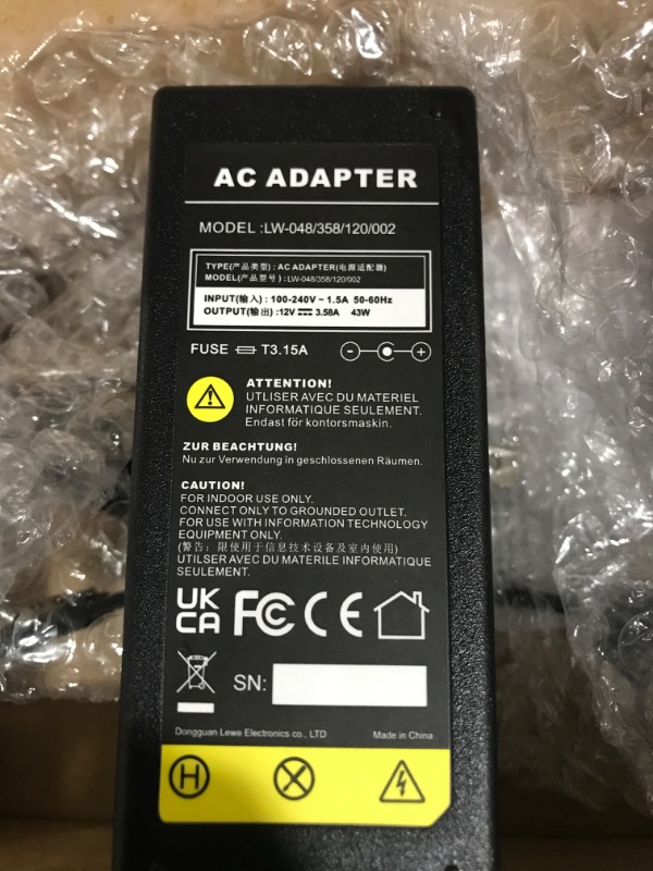 Photo 3 of 48W 12V 3.58A AC Adapter Charger for Microsoft Surface Pro 2 Surface Pro 1 Surface RT
