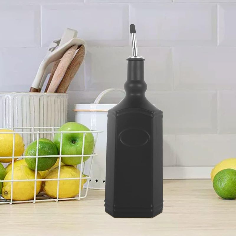 Photo 1 of +Vencer Ceramic Olive Oil Dispenser Bottle with Spout For Storage Of Oil,Soy sauce,Vinegar & Other Liquids,Pack of 1,23 oz/690 ml,VHB-006B 