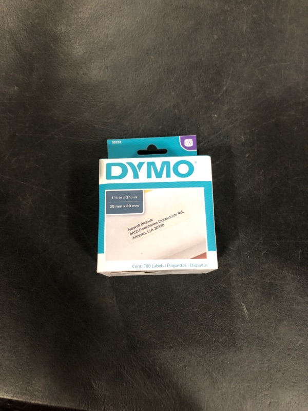 Photo 2 of DYMO Labels for LabelWriter Label Printers (1-1/8" x 3-1/2")-Mailing Address Labels,2 Rolls of 350 (700 Total)