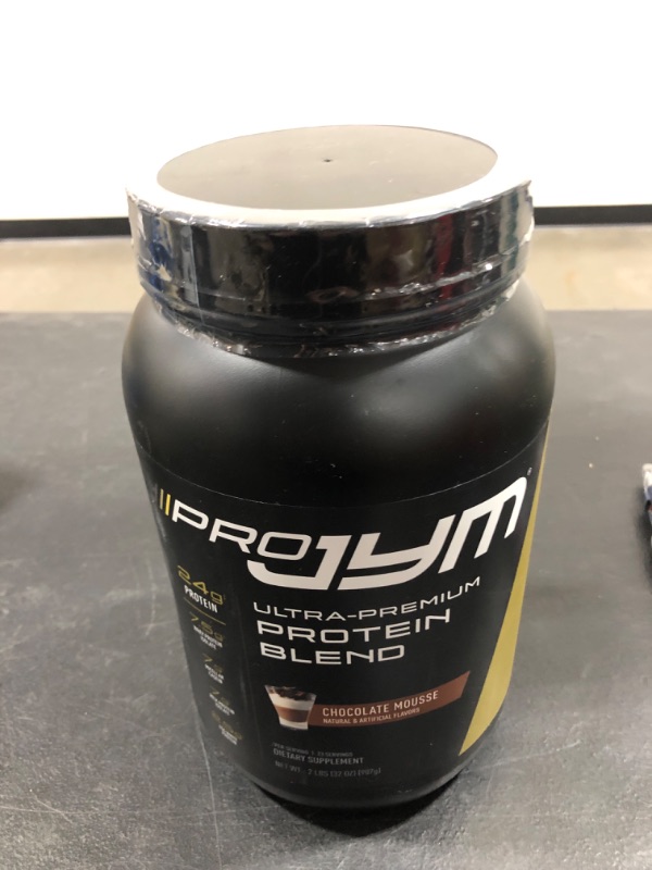 Photo 1 of Pro JYM Protein Powder - Egg White, Milk, Whey Protein Isolates & Micellar Casein | JYM Supplement Science | Chocolate Mousse Flavor, 2 lb Chocolate Mousse 2 Pound (Pack of 1) EXP 04/12/2024