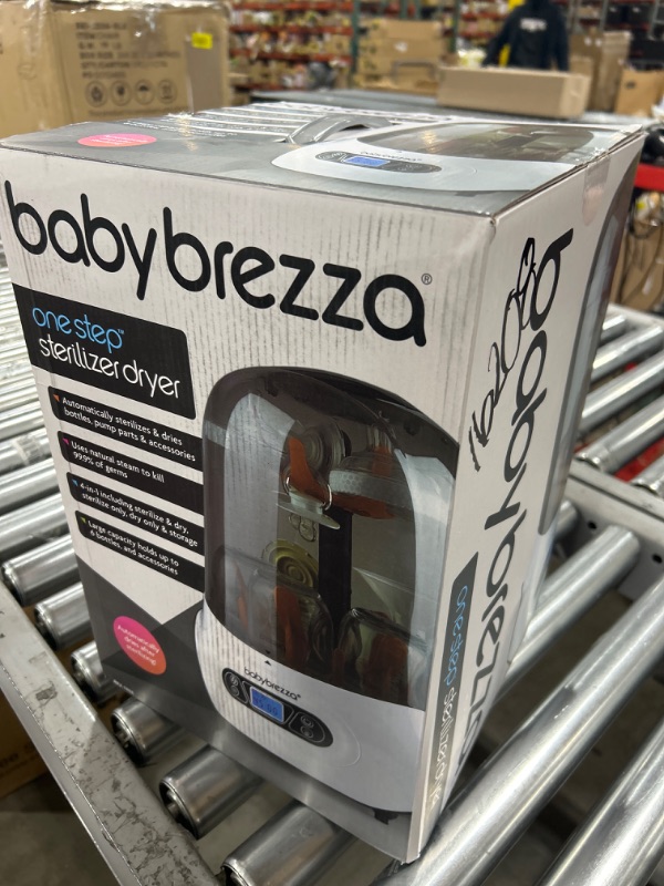 Photo 1 of Baby Brezza Baby Bottle Sterilizer and Dryer Machine – Electric Steam Sterilization - Universal Fit - Pacifiers, Glass, Plastic, and Newborn Feeding Bottles