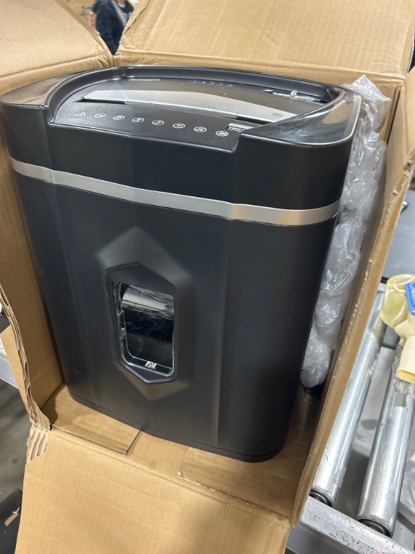 Photo 2 of Aurora AU1210MA Professional Grade High Security 12-Sheet Micro-Cut Paper/ CD and Credit Card/ 60 Minutes Continuous Run Time Shredder