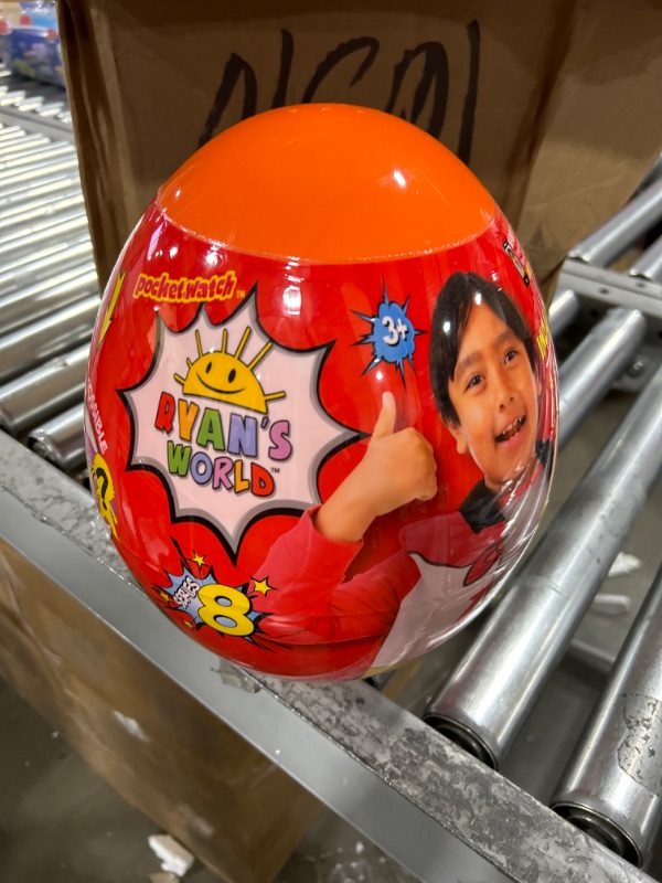 Photo 2 of RYAN'S WORLD Giant Mystery Egg - Series 8; Giant Egg is Filled with Surprises – Be just Like Ryan When unboxing – 4 Figures