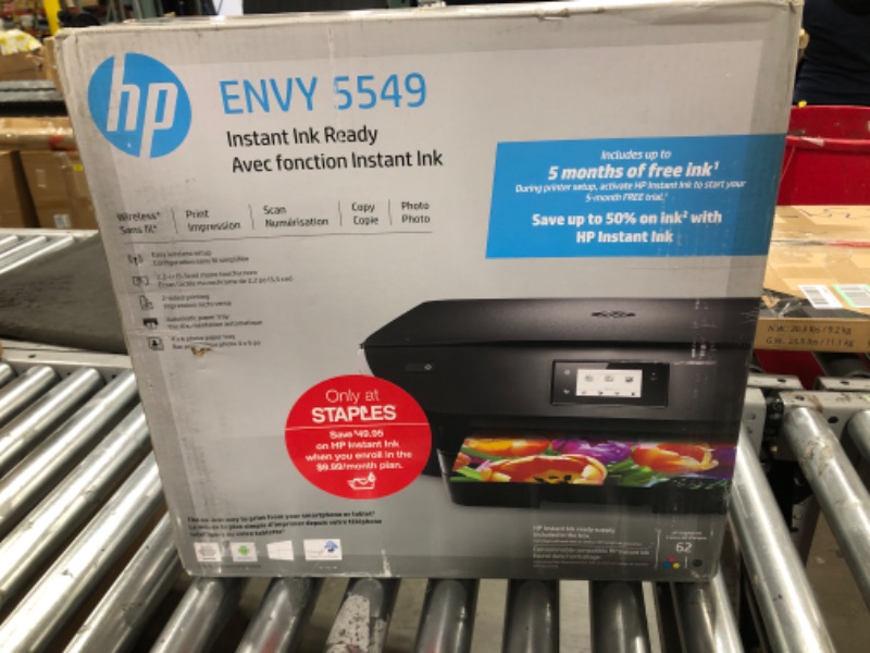 Photo 4 of HP Envy 5549 All-in-One Wireless Photo Printer with Mobile Printing, Instant Ink Ready (K7G86A)