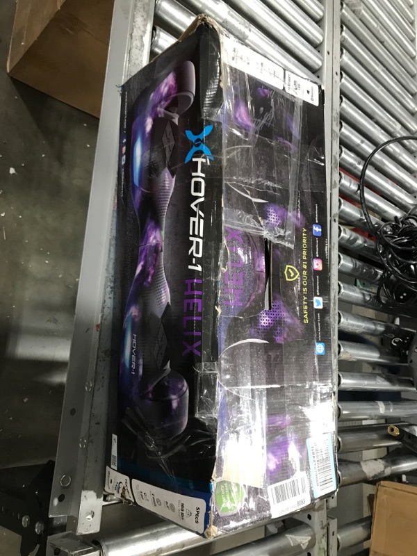 Photo 1 of Hover-1 Helix Electric Hoverboard | 7MPH Top Speed, 4 Mile Range, 6HR Full-Charge, Built-in Bluetooth Speaker, Rider Modes: Beginner to Expert Hoverboard Galaxy