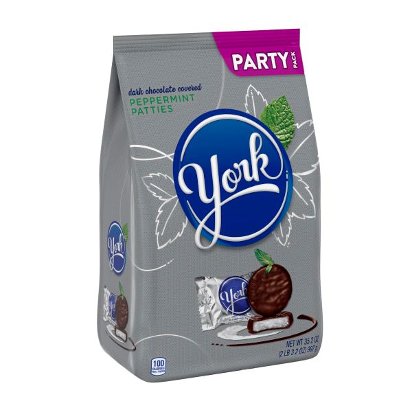 Photo 1 of York Peppermint Patties Candy, Individually Wrapped, Gluten Free, Bulk Party Pack - 35.2 Oz