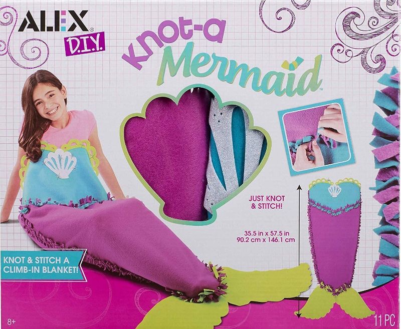 Photo 1 of Alex DIY Knot-A-Mermaid Novelty Kids Art and Craft Activity