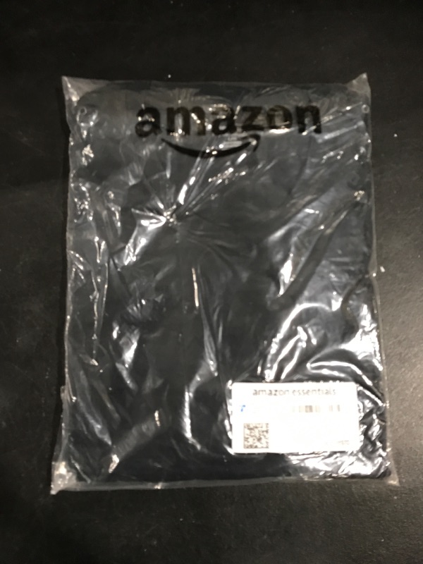 Photo 2 of Amazon Essentials Men's Regular-Fit Short-Sleeve V-Neck T-Shirt, Pack of 2 Large Black