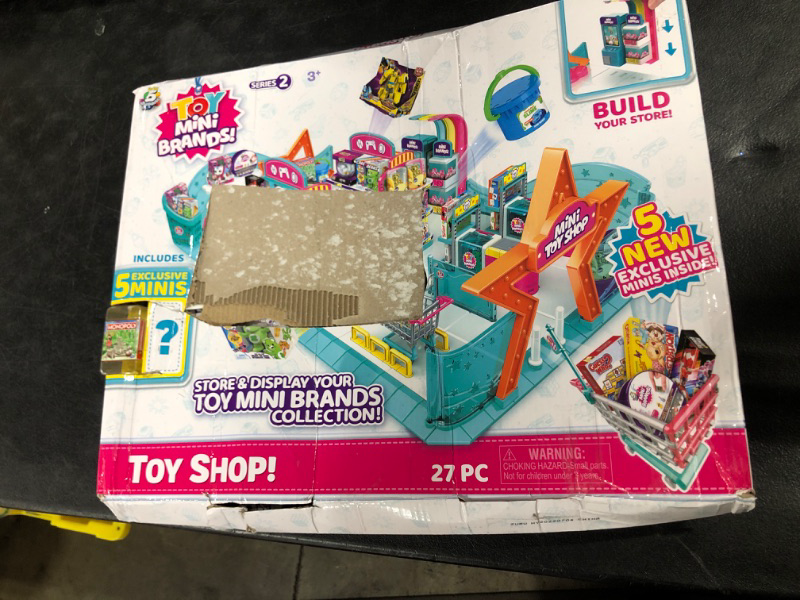 Photo 2 of 5 Surprise Toy Mini Brands - Mini Toy Shop Playset by ZURU (Series 2) Exclusive and Mystery Collectibles
UNKNOWN PARTS MISSING / BOX DAMAGED