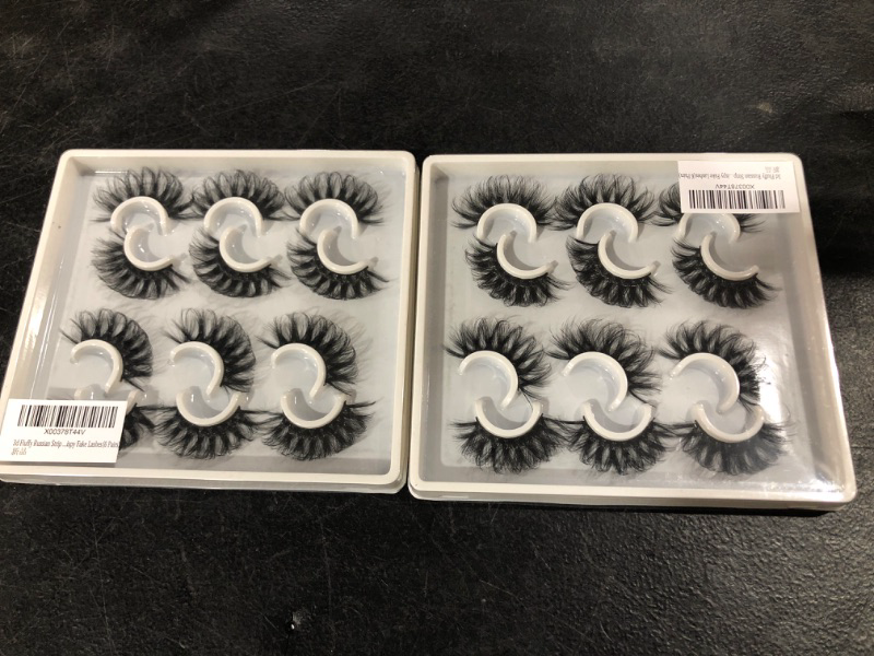 Photo 2 of 3D FLUFFY RUSSIAN STRIP LASHES 2PKS OF 6 PAIRS