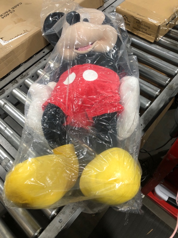 Photo 2 of Disney Junior Mickey Mouse 40 Inch Giant Plush Mickey Mouse Stuffed Animal for Kids, by Just Play