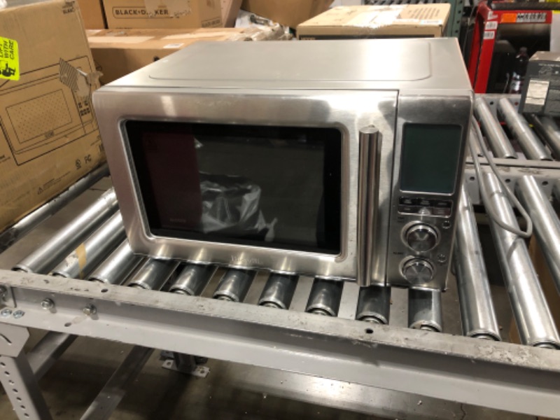 Photo 2 of (PARTS ONLY) Breville Combi Wave 3-in-1 Microwave, Air Fryer, and Toaster Oven, Brushed Stainless Steel, BMO870BSS1BUC1