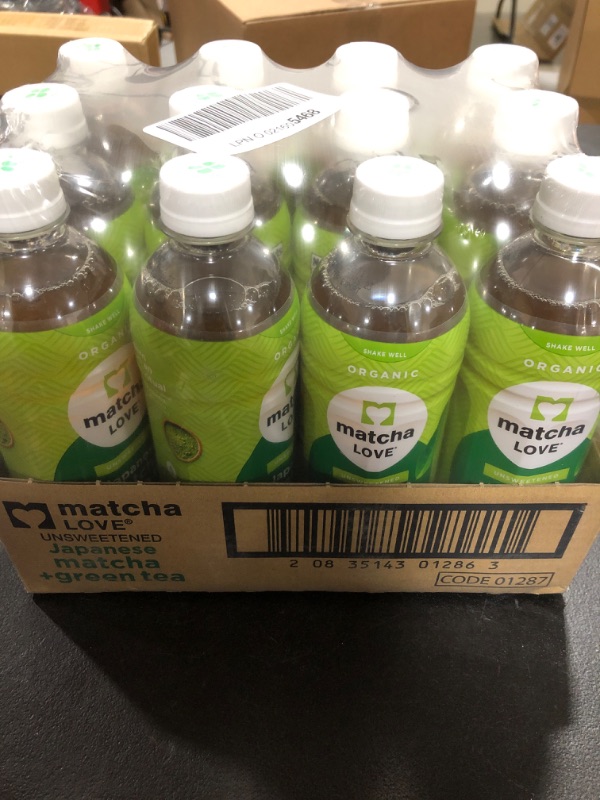 Photo 1 of (12 Bottles) Matcha Love Organic Matcha and Green Tea, Traditional, 470 Ml exp. 01/2023
