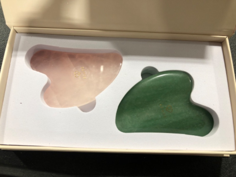 Photo 1 of BAIMEI Rose Quartz Massager for Face, Eyes, Neck, Body Muscle Relaxing and Relieve Fine Lines and Wrinkles