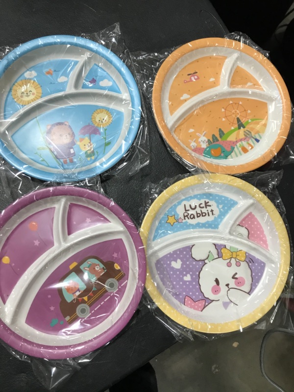 Photo 2 of 4 PACK TODDLER PLATES