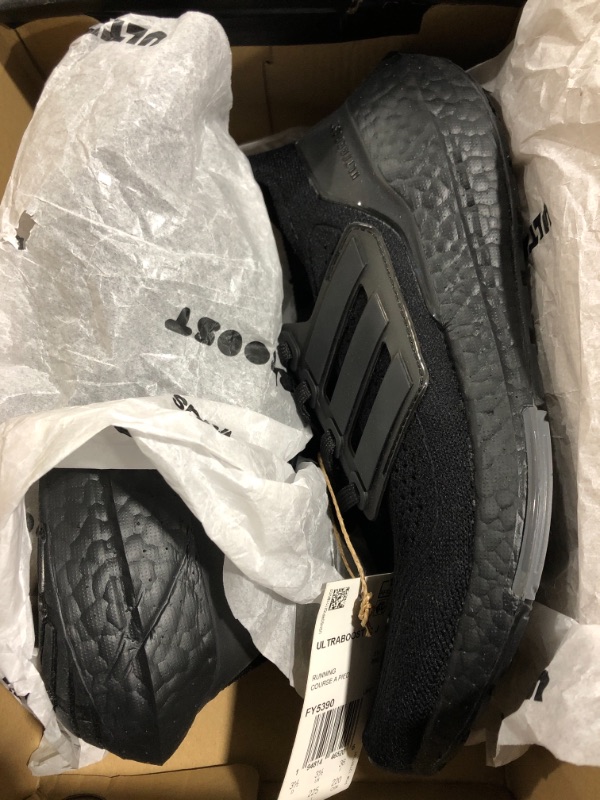 Photo 2 of adidas Unisex-Child Ultraboost 21 Running Shoes Big Kid (8-12 Years) 4 Big Kid Black/Black/Black