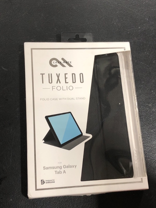 Photo 2 of Case-Mate - Samsung Galaxy Tab A 8.0"- Tuxedo- Black