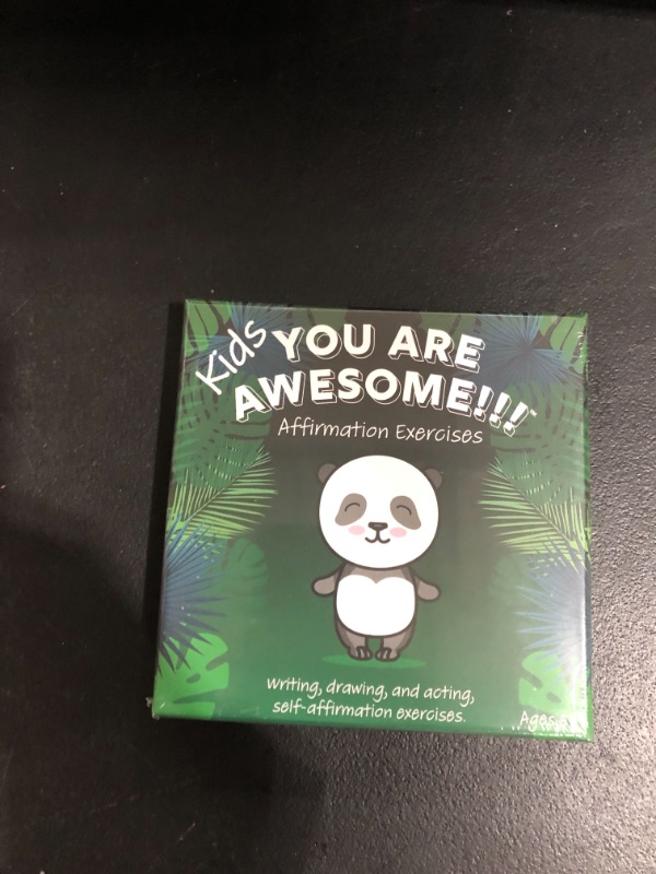 Photo 2 of You Are Awesome!!! Kids Affirmation Exercises 30 Cards Pre-school game to practice affirmations by Acting, Drawing and Writing. Self-Esteem, Calming affirmations, Confidence and self-love boosting. 