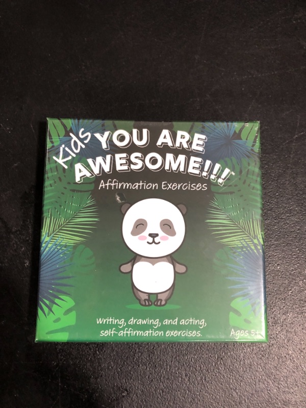 Photo 2 of You Are Awesome!!! Kids Affirmation Exercises 30 Cards Pre-school game to practice affirmations by Acting, Drawing and Writing. Self-Esteem, Calming affirmations