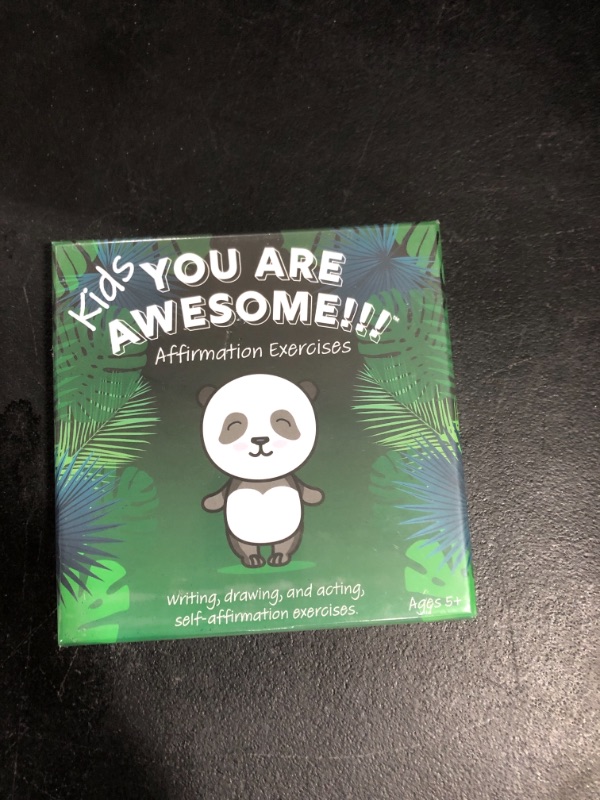 Photo 2 of You Are Awesome!!! Kids Affirmation Exercises 30 Cards Pre-school game to practice affirmations by Acting, Drawing and Writing. Self-Esteem, Calming affirmations, Confidence and self-love boosting. 