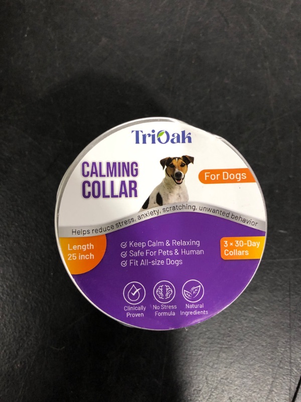 Photo 2 of 3 Pack Calming Collar for Dogs, Dog Anxiety Relief, Pheromone Dog Calming Collars, Breakaway Dog Collar, Dog Calm Collar, Separation Anxiety Relief for Dogs, Reduce Dog's Anxiety and Stress1