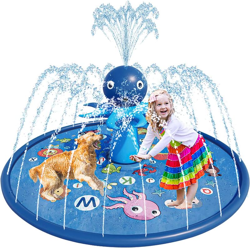 Photo 1 of 
Blasland Splash Pad, Octopus Splash Pads for Toddlers 1-3, Sprinkler Splash Pad for Kids, Inflatable Wading Baby Toddler Pool, Fun Summer Outdoor Water Toys for 2 3 4 5 6 7 8 Years Old Boys Girls