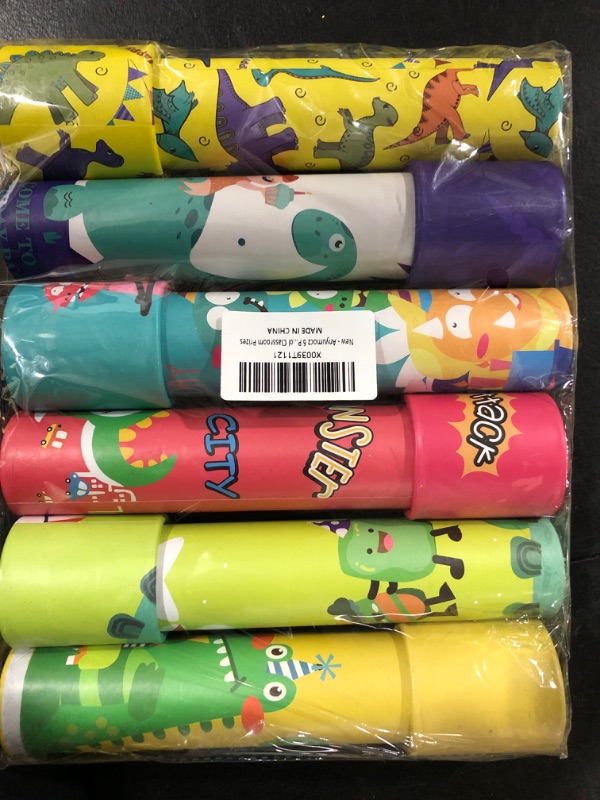 Photo 1 of 6 Pcs Classic Kaleidoscopes Toys,7.6" Dinosaur Series Kaleidoscope,Magic Kaleidoscopes,Educational Kaleidoscope for Christamas Gifts,students,Kids,Party Favors,Bag Fillers,School Classroom Prizes