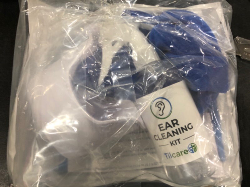 Photo 1 of Ear Wax Removal Tool by Tilcare - Ear Irrigation Flushing System for Adults & Kids - Perfect Ear Cleaning Kit - Includes Basin, Syringe, Curette Kit, Towel and 30 Disposable Tips