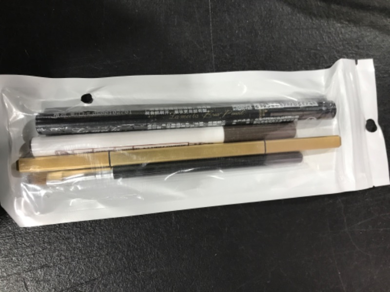 Photo 1 of 3 Different Eyebrow Pencils,Creates Natural Looking Brows Easily,Long Lasting,4-in-1:Eyebrow Pencil *3; Eyebrow Brush *1,Dark Brown #-928063