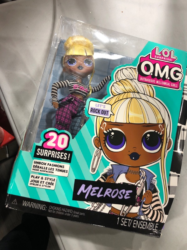 Photo 2 of LOL Surprise OMG Melrose Fashion Doll with 20 Surprises Including Accessories in Stylish Outfit, Holiday Toy Great Gift for Kids Girls Boys Ages 4 5 6+ Years Old & Collectors