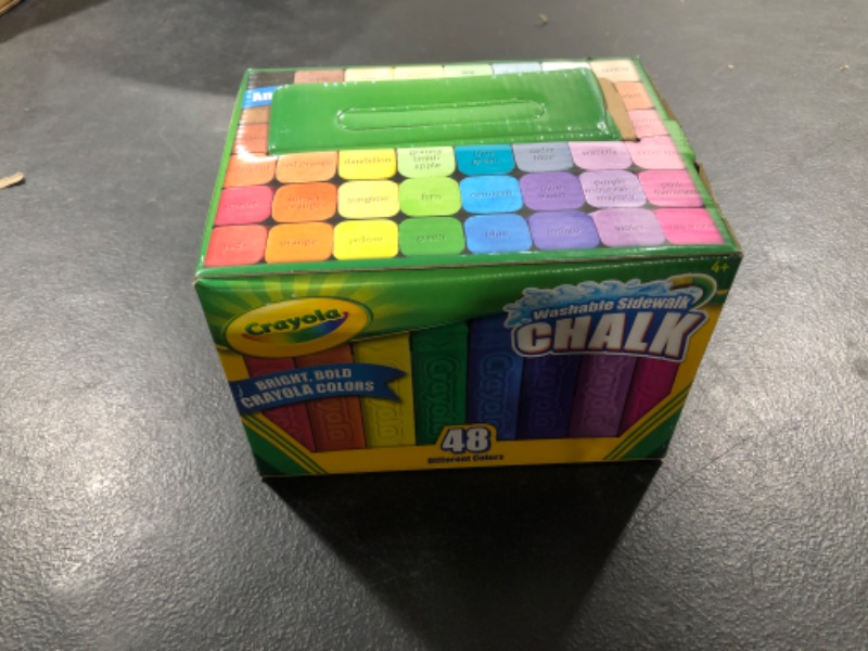 Photo 2 of Crayola Washable Sidewalk Chalk 48 PACK